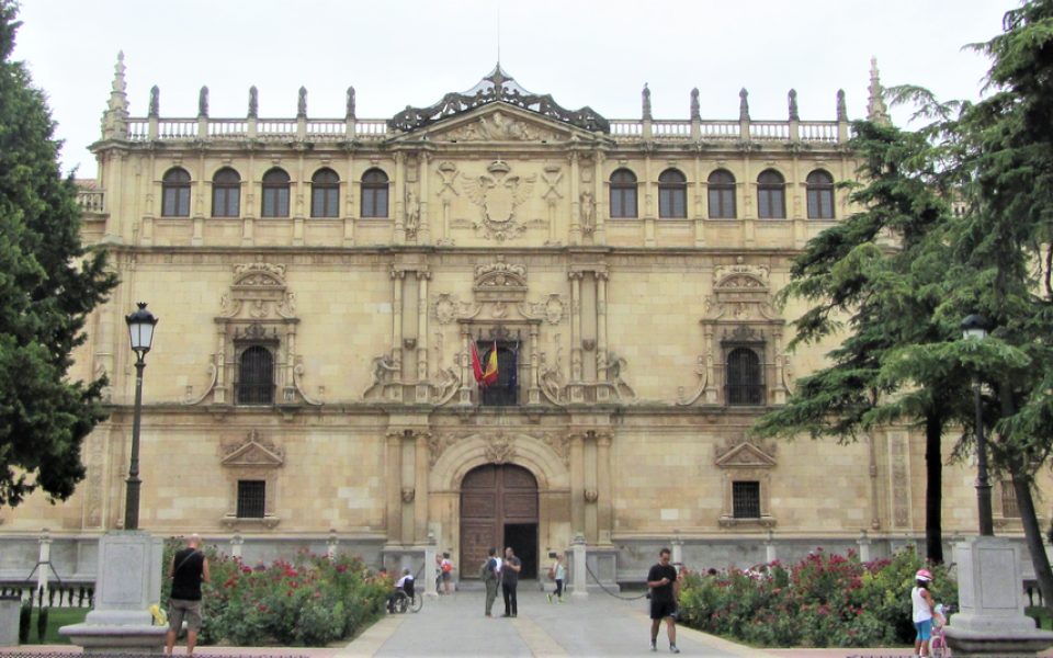 Renaissance facade of the Colegio Mayor de San Ildefonso, University of Alcalá