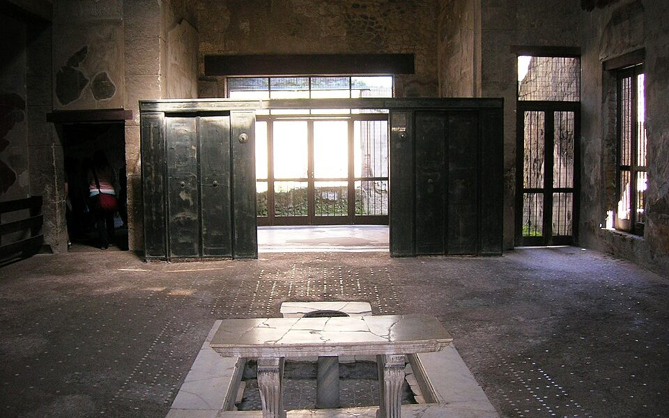 House of the wooden partition