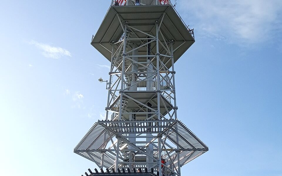 Kozákov observation tower