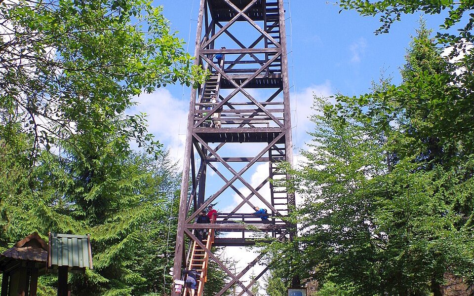 Observation tower on Mogielica