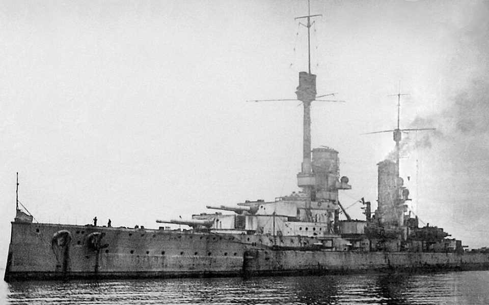 SMS Kronprinz, 1914