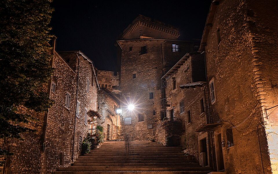 Belvedere con scalinata