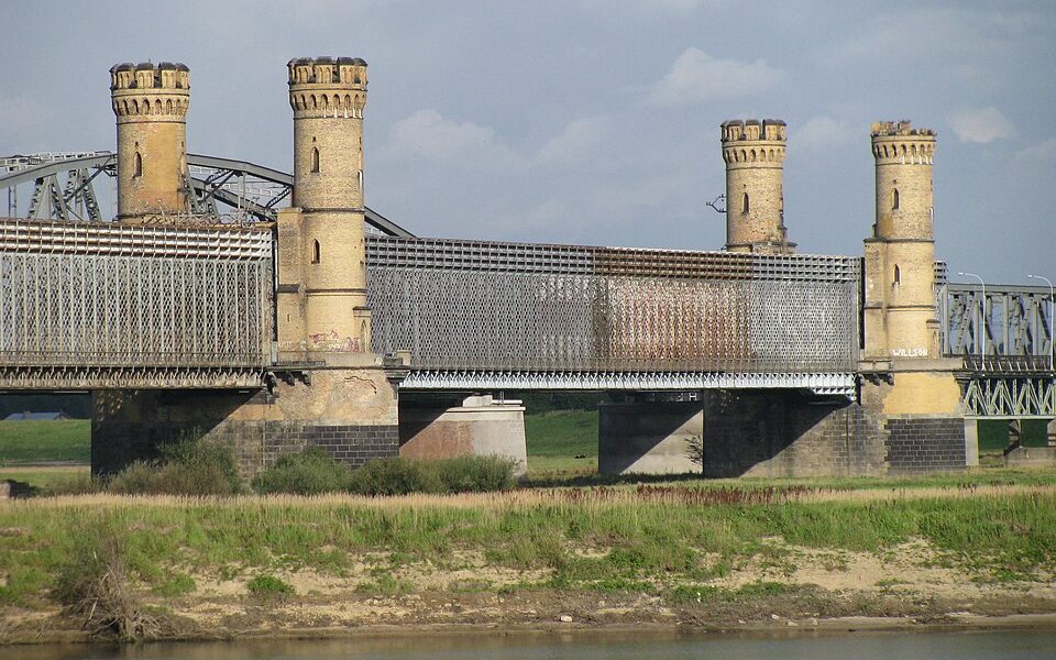 Road bridge in Tczew