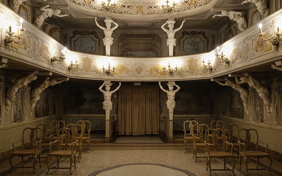 Theater of the villa Aldrovandi Mazzacorati